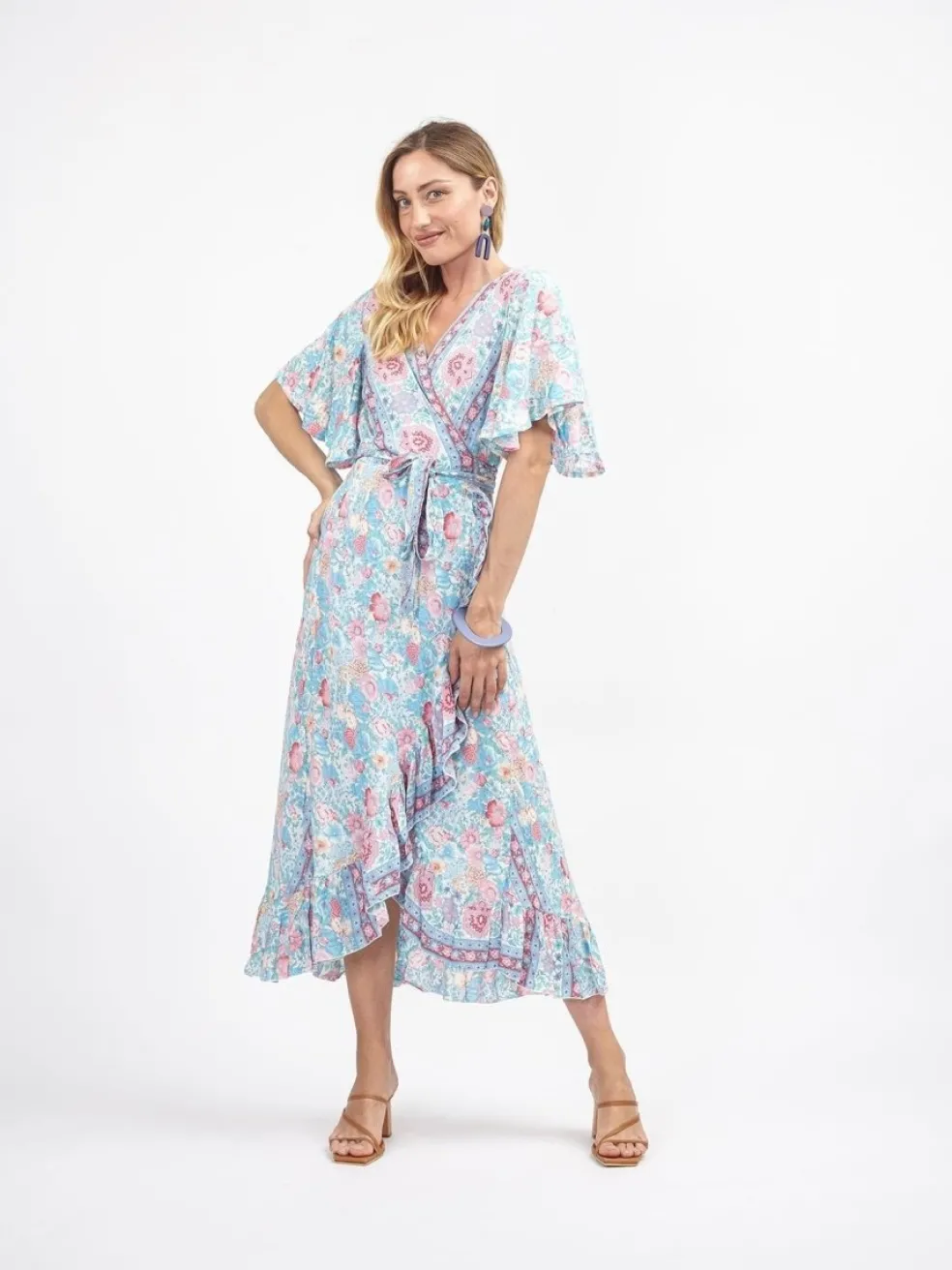 vestito_lungo_a_portafogl_1.webp Vestito lungo a portafoglio manica corta Ida