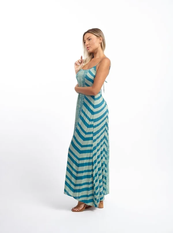 Vestito lungo boho open back Riley