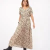 Vestito lungo chemisier con cintura Emma