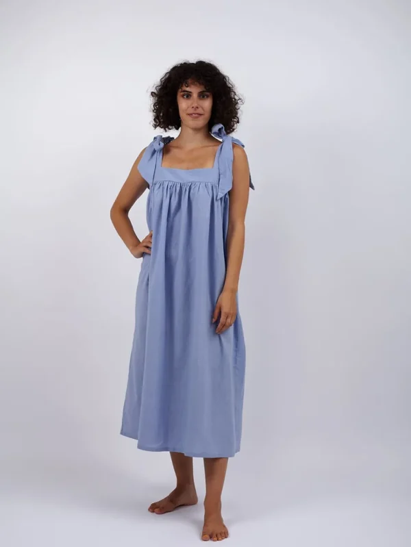Vestito lungo cotone Vimla
