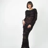 Vestito lungo Crochet Fumiko