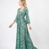 Vestito lungo elegante in seta Violante