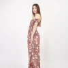 Vestito lungo in seta Alaina