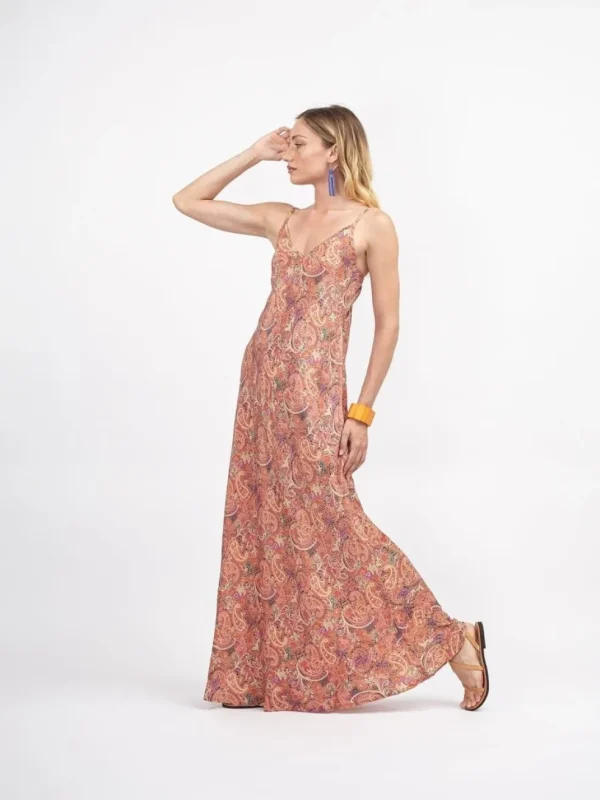 Vestito lungo in seta Australia