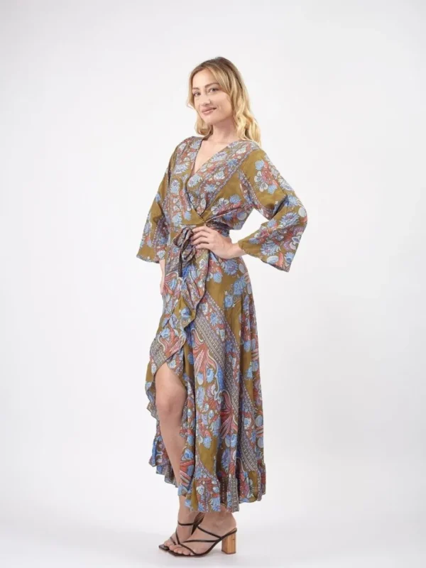 Vestito lungo Kimono seta Carmen