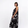 Vestito lungo salopette cotone Sarah