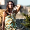 Vestito lungo seta Celin