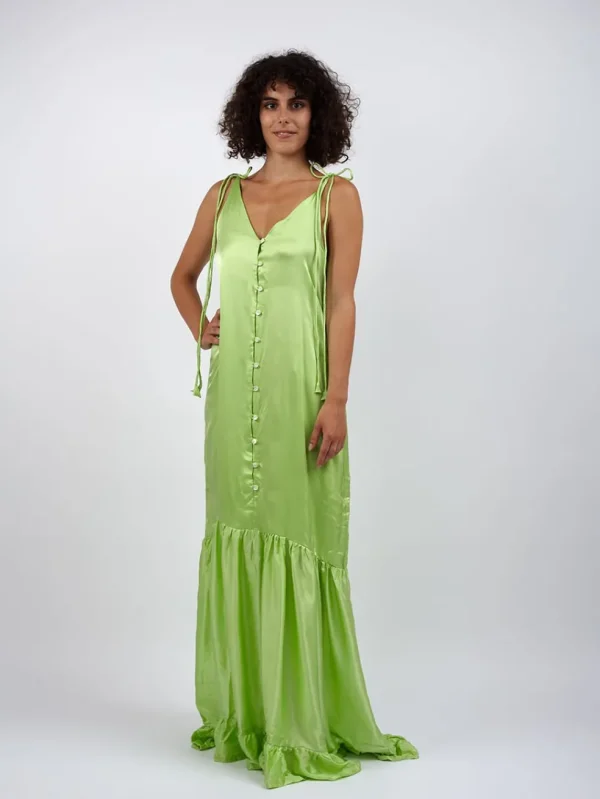 Vestito lungo seta Rukiya
