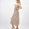 Vestito lungo smanicato stile impero Kirsten