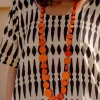 Vestito lungo viscosa manica corta Sonny
