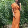 Vestito Lungo Wrap Liron