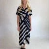 Vestito Maxi Stripes
