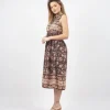 Vestito scamiciato midi stile impero Lily